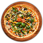 Vegetarian Supreme (v) Pizza  10" 
